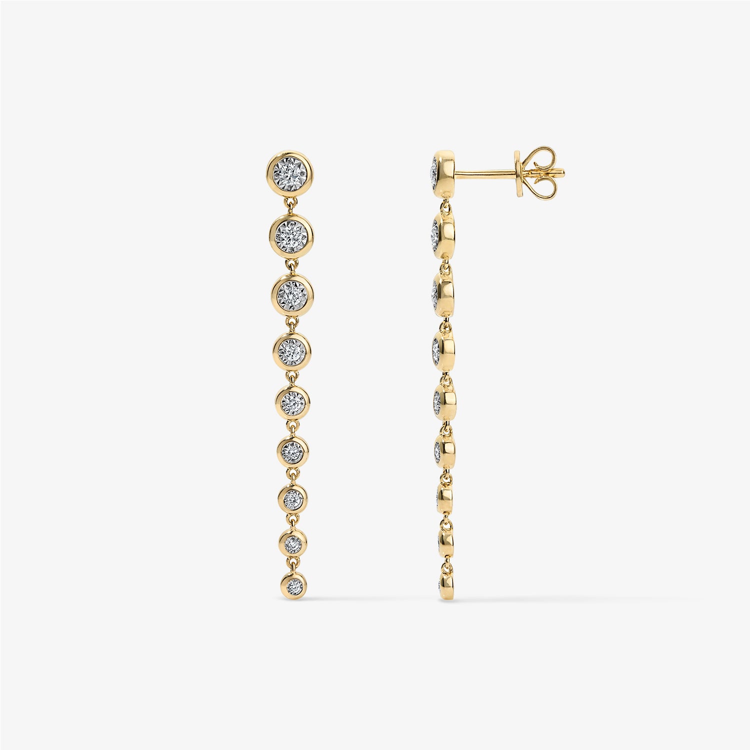 Maya Graduated Illusion Drop Earrings