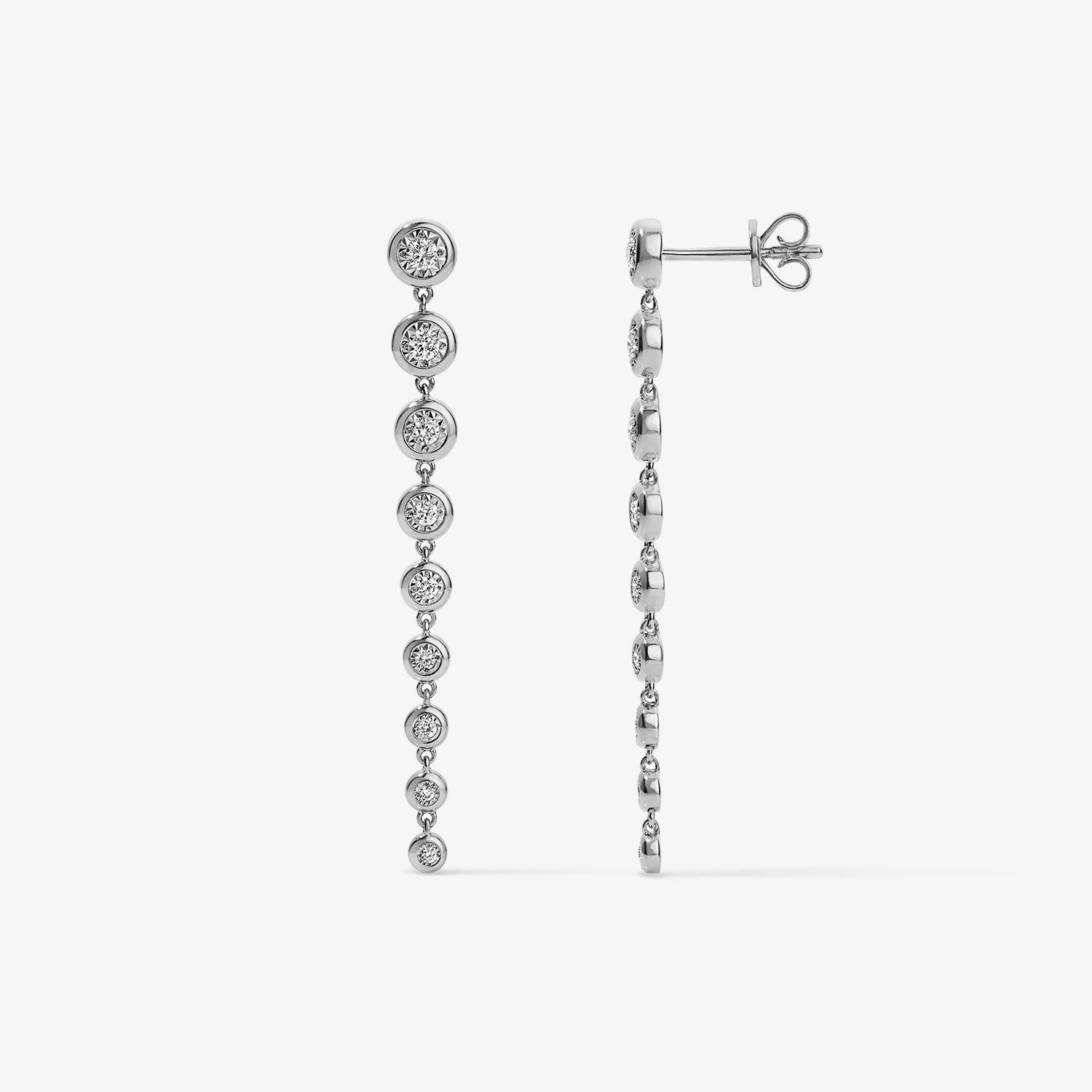 Maya Graduated Illusion Drop Earrings