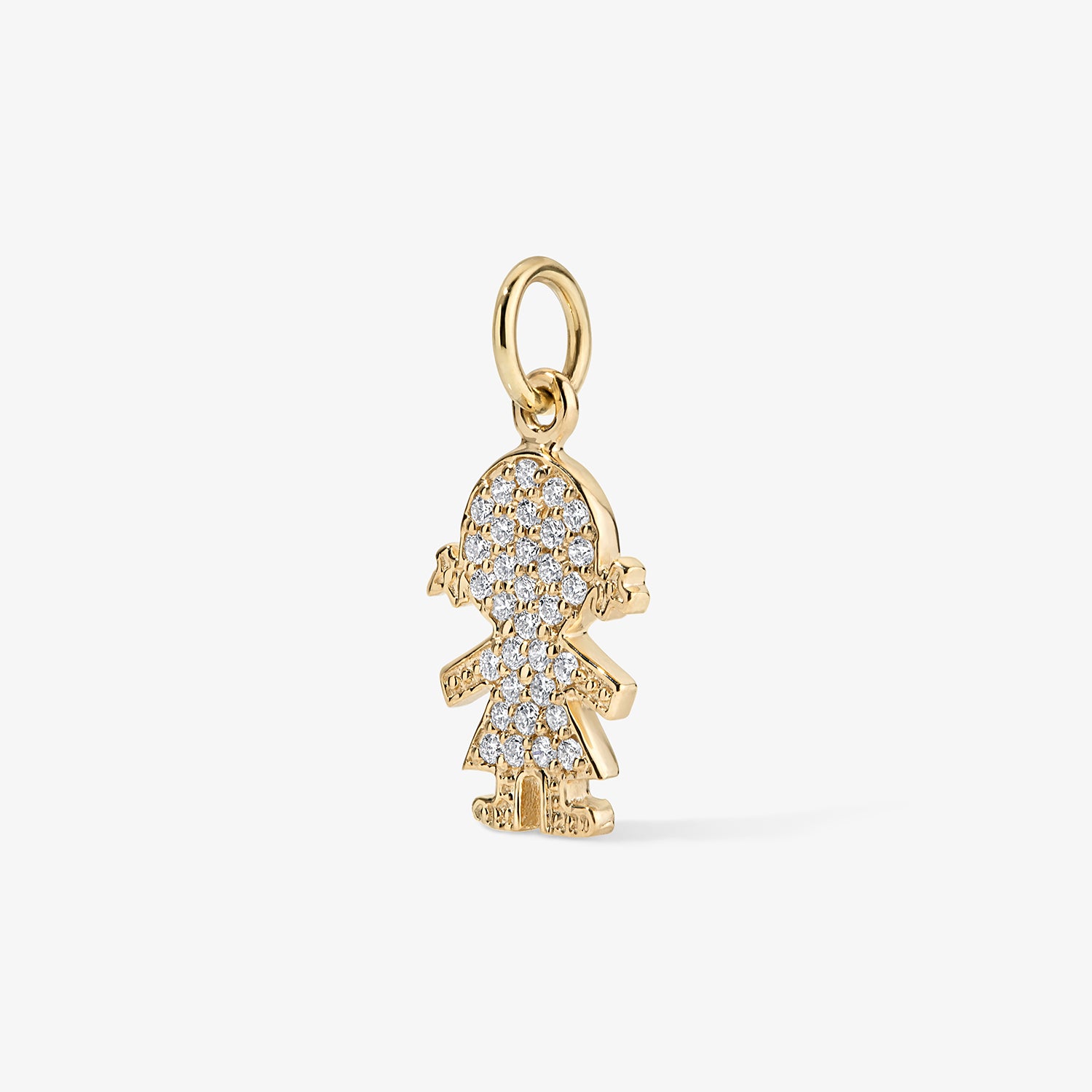 Pave Girl Charm