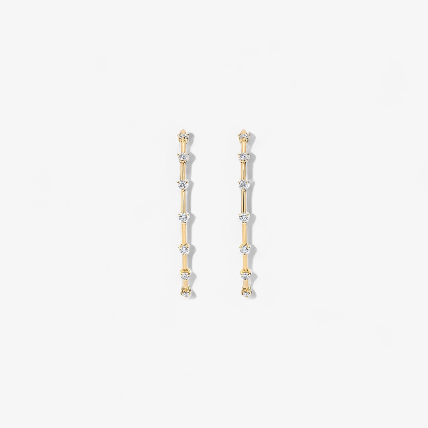 Celeste Diamond Hoop Earrings