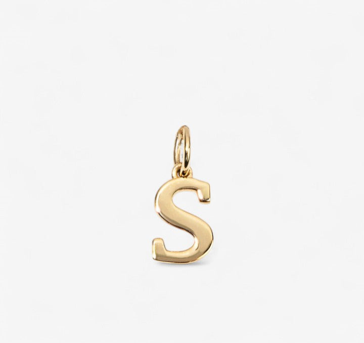 Sterling Silver Small Initial Pendant