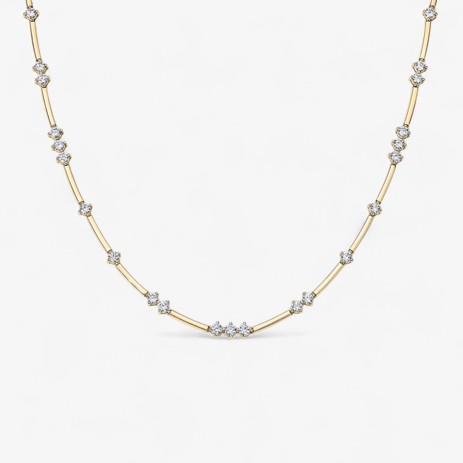 Celeste Diamond Necklace 14K Yellow Gold