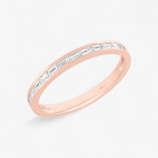 Ivy Baguette Band 14K Rose Gold