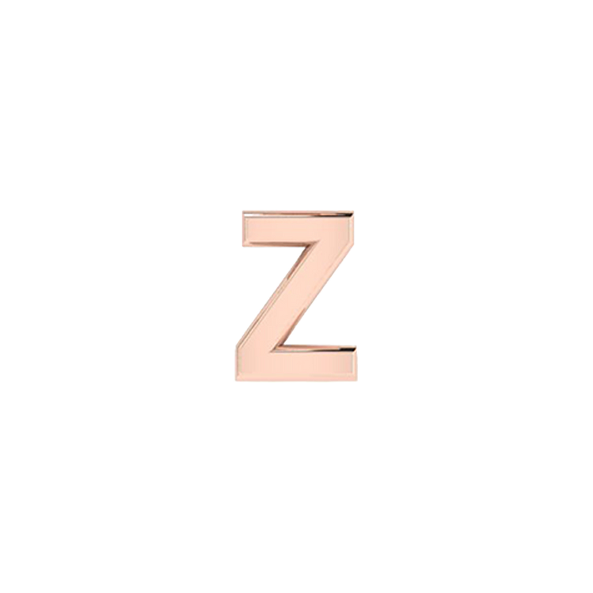 Petite Slider Solid Letter Z Charm