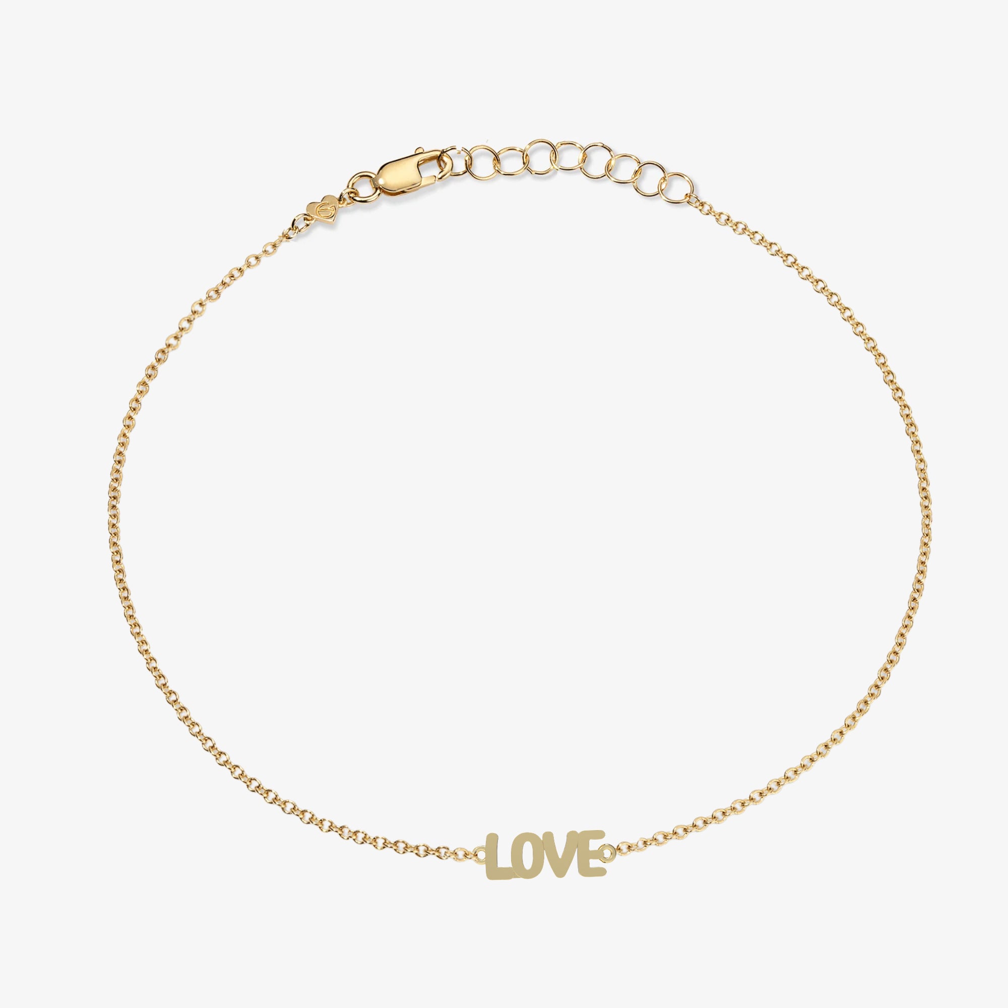 Bubble Talk Bracelet 14K Yellow Gold LOVE