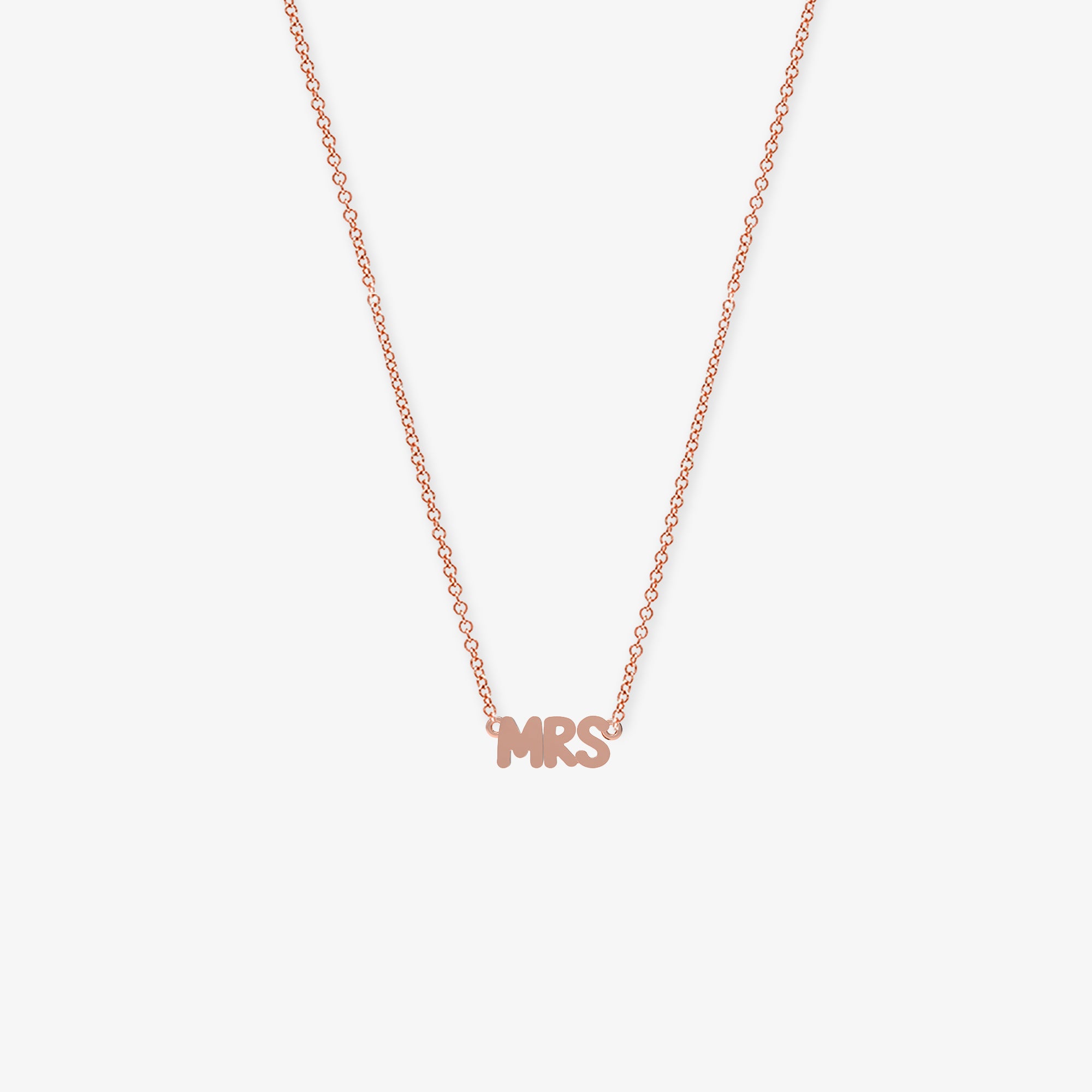 Bubble Talk Necklace 14K Rose Gold MRS