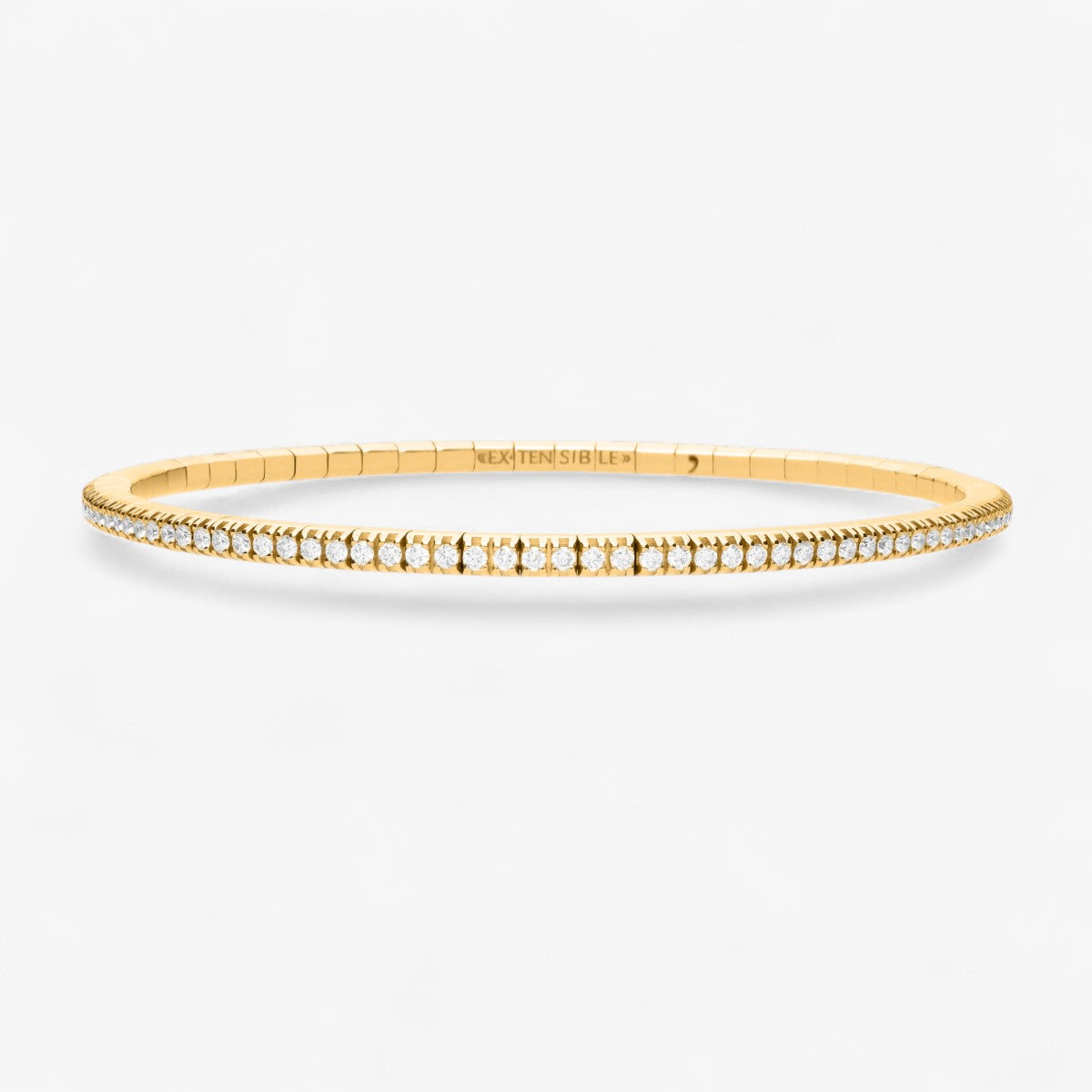 Extensible Round Tennis Bracelet
