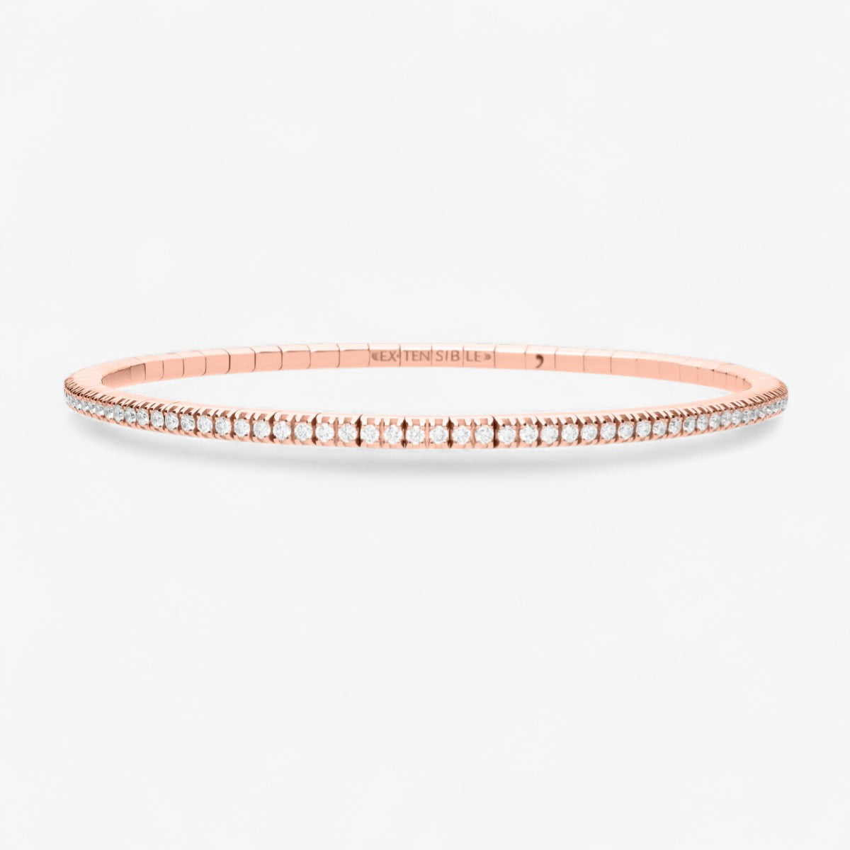 Extensible Round Tennis Bracelet