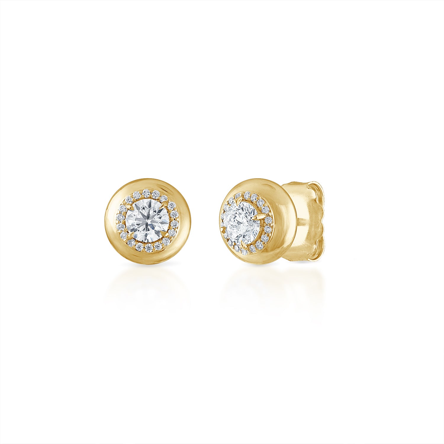 Petite diamond deals stud earrings