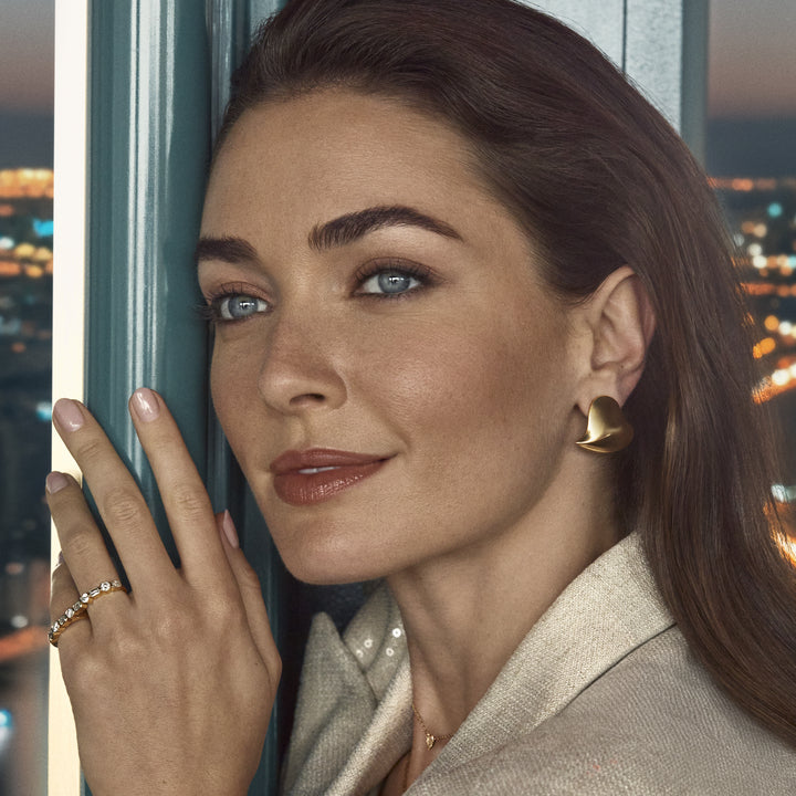 Madison Medium Heart Studs