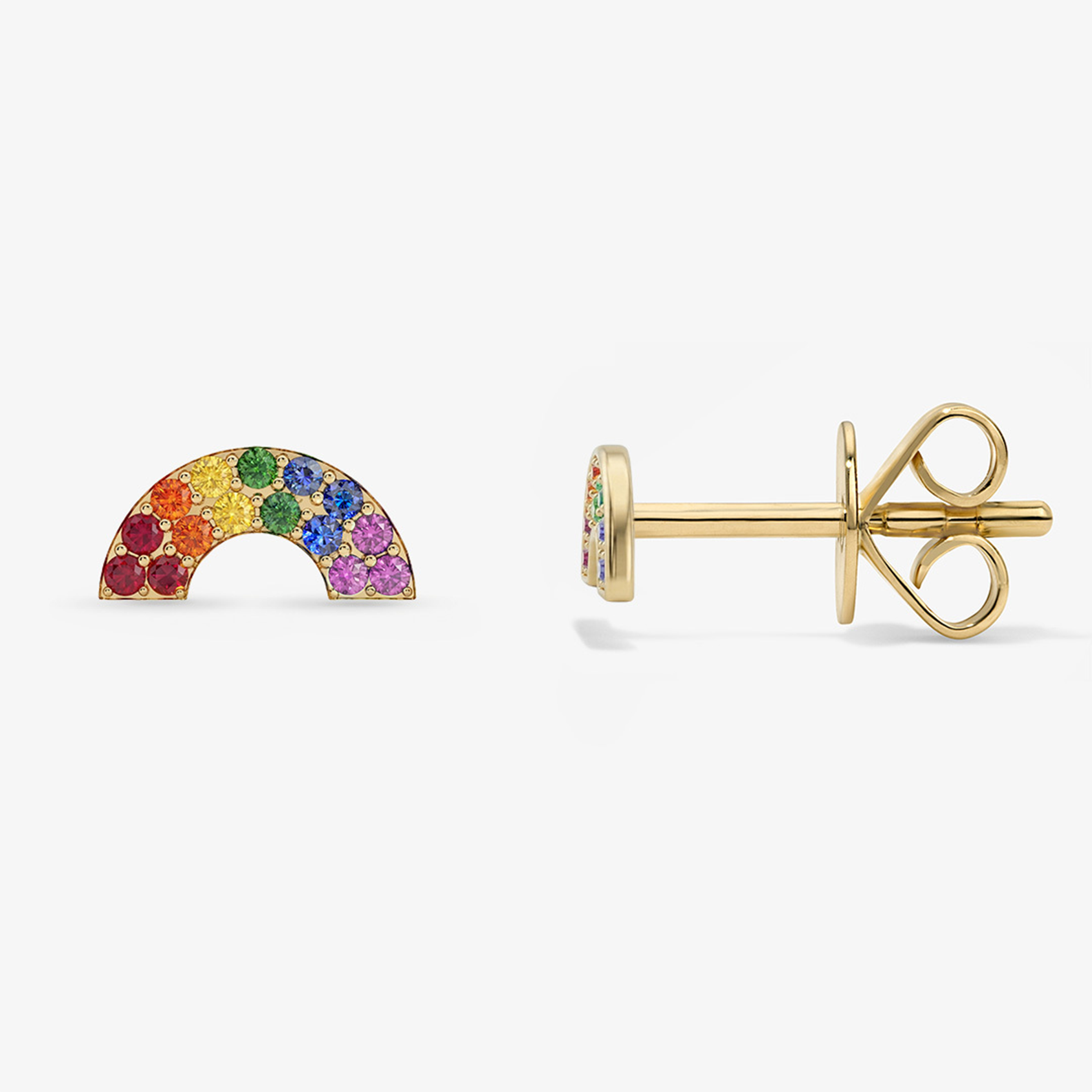 Mini Token Rainbow Studs