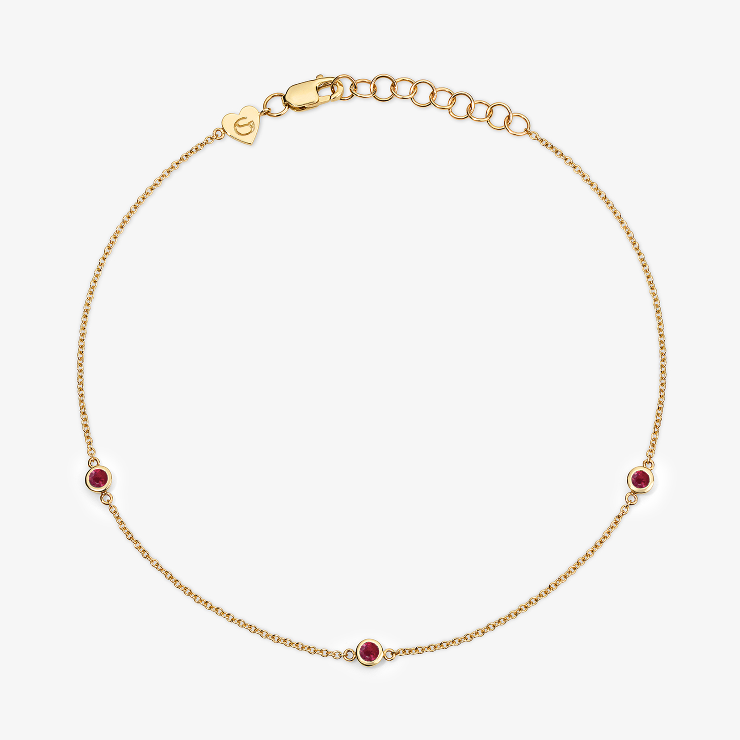 Margot Birthstone Bezel Anklet