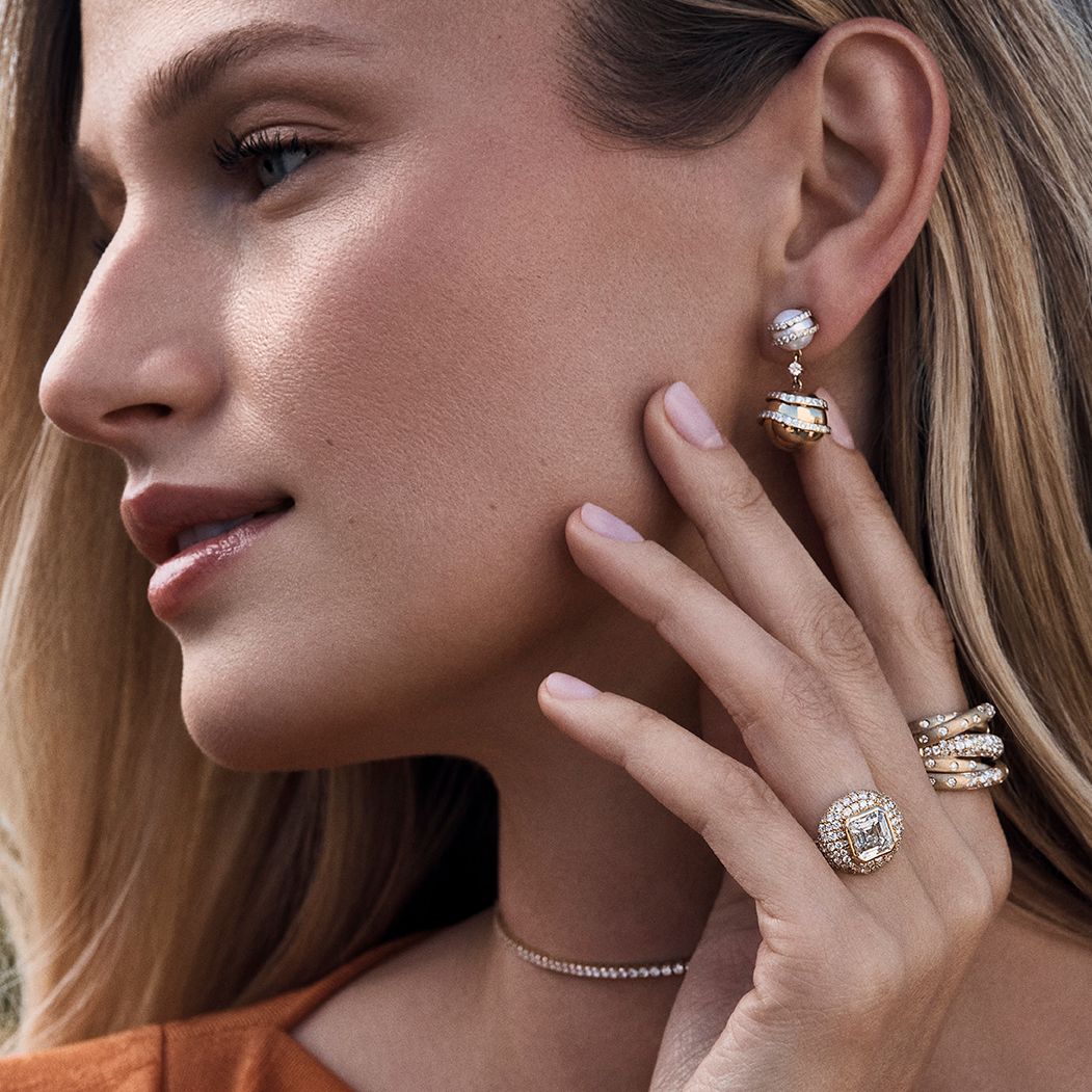 Candy Button Bombe Cocktail Ring