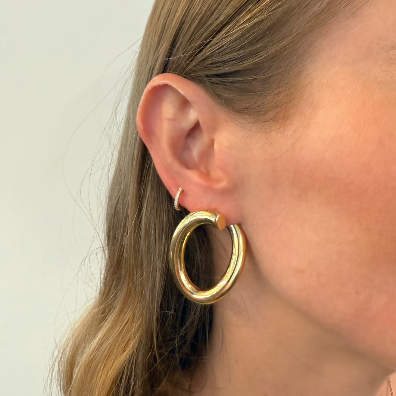 Madison Oval Domed Earrings