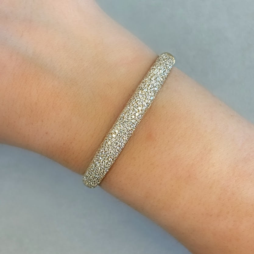 Madison Domed Pave Bangle