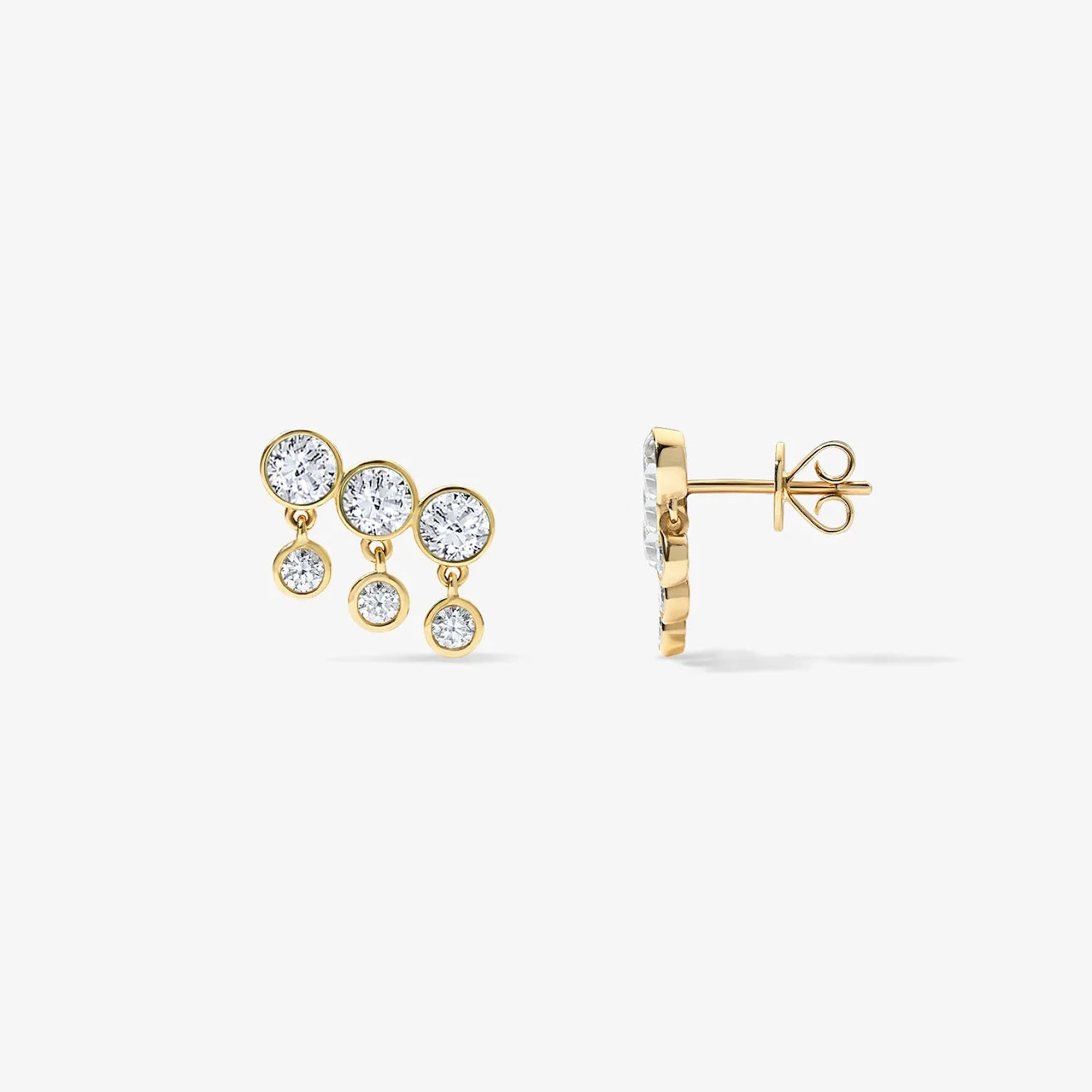 Dakota Diamond Shaker Earrings