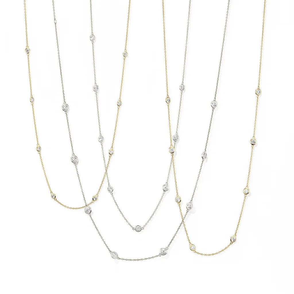 Margot 8 Stone Diamond Necklace