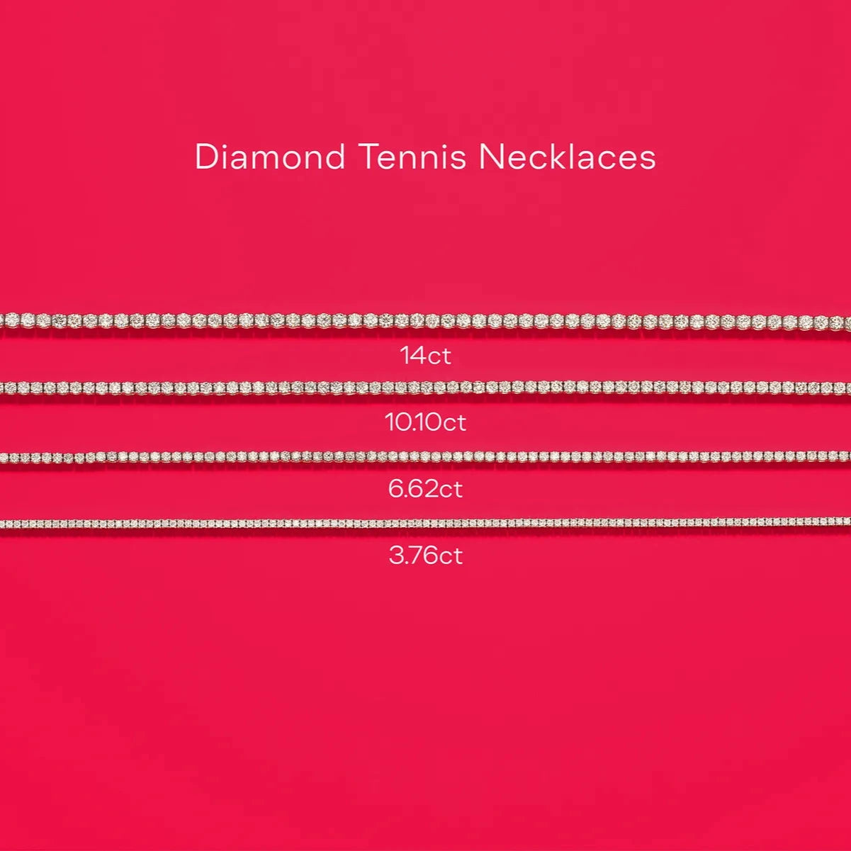 Signature Petite Diamond Tennis Necklace