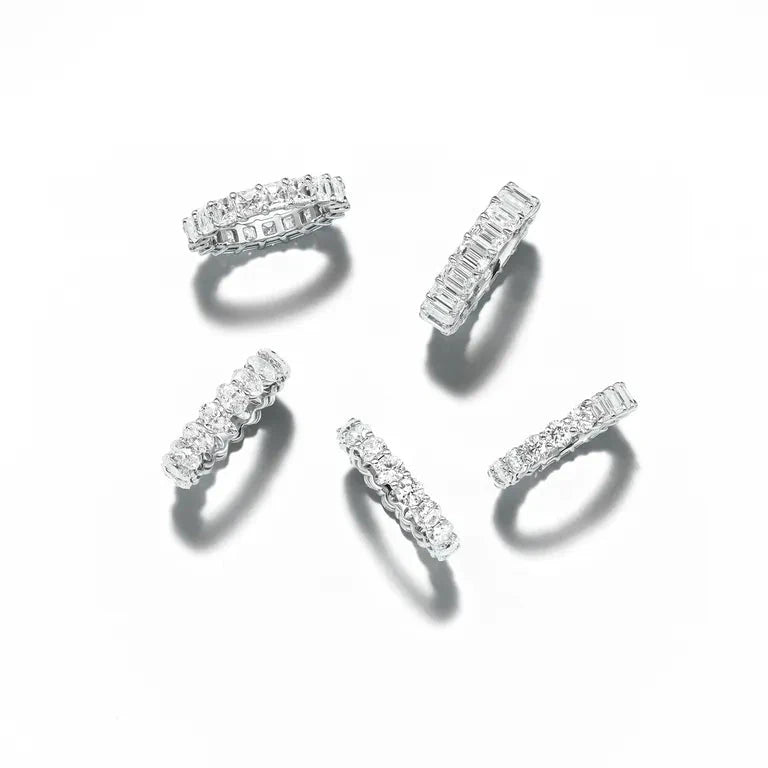 Oval Diamond Eternity Band