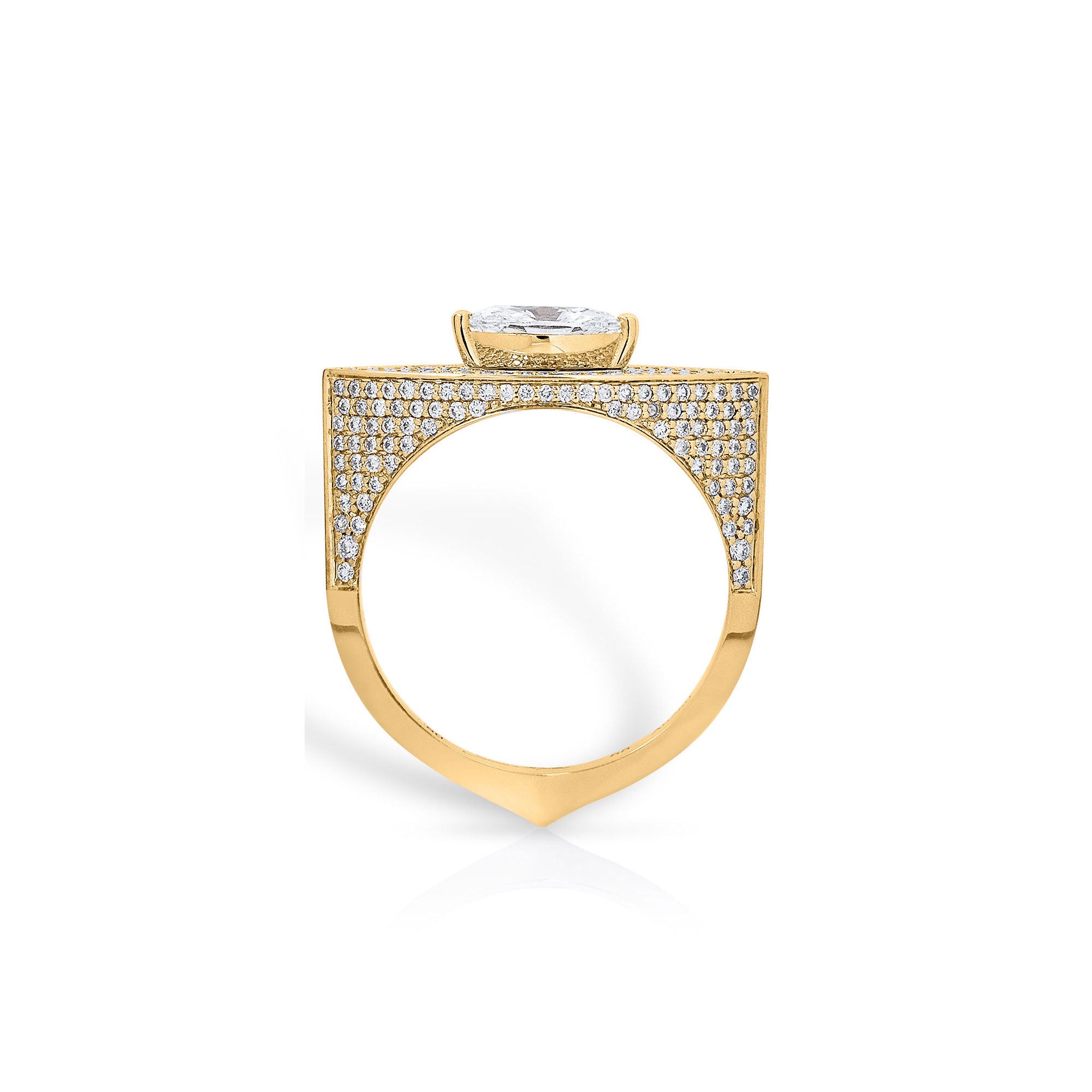Marquise and Diamond Frost Unstoppable Eye Candy Ring