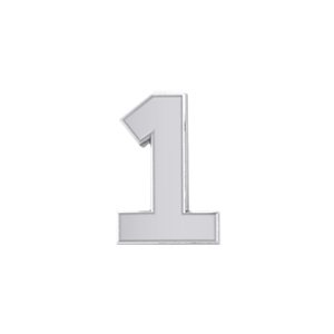 Slider Solid Number 1 Charm