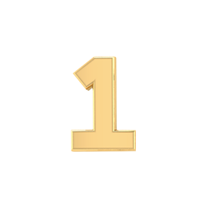 Slider Solid Number 1 Charm