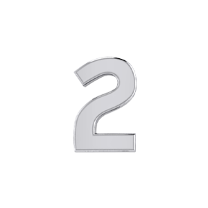 Slider Solid Number 2 Charm