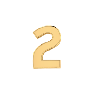 Slider Solid Number 2 Charm
