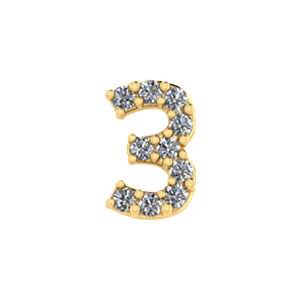 Slider Number 3 Charm