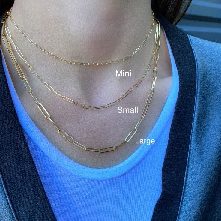 Cleo Mini Paperclip Chain