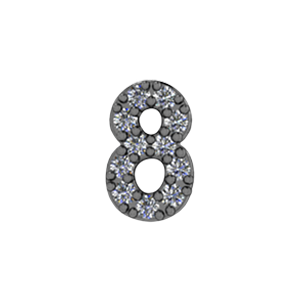 Slider Number 8 Charm