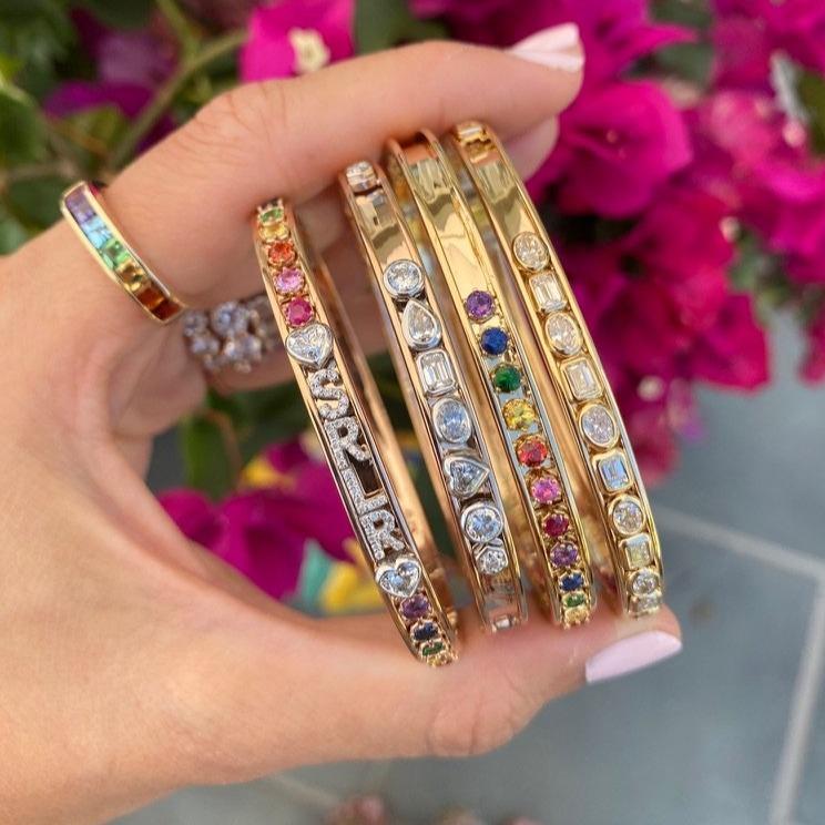 Personalized Slider Bangle Charms