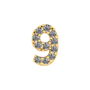Slider Number 9 Charm