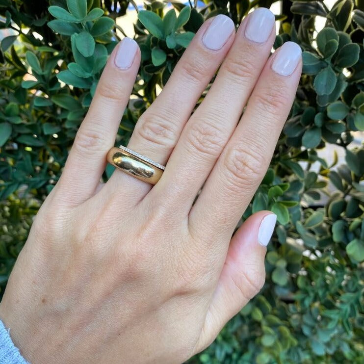 Madison Dome Gold Ring