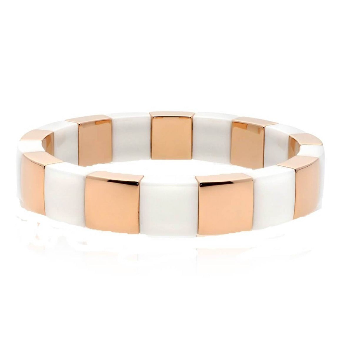 Two Tone Square Aura Bracelet