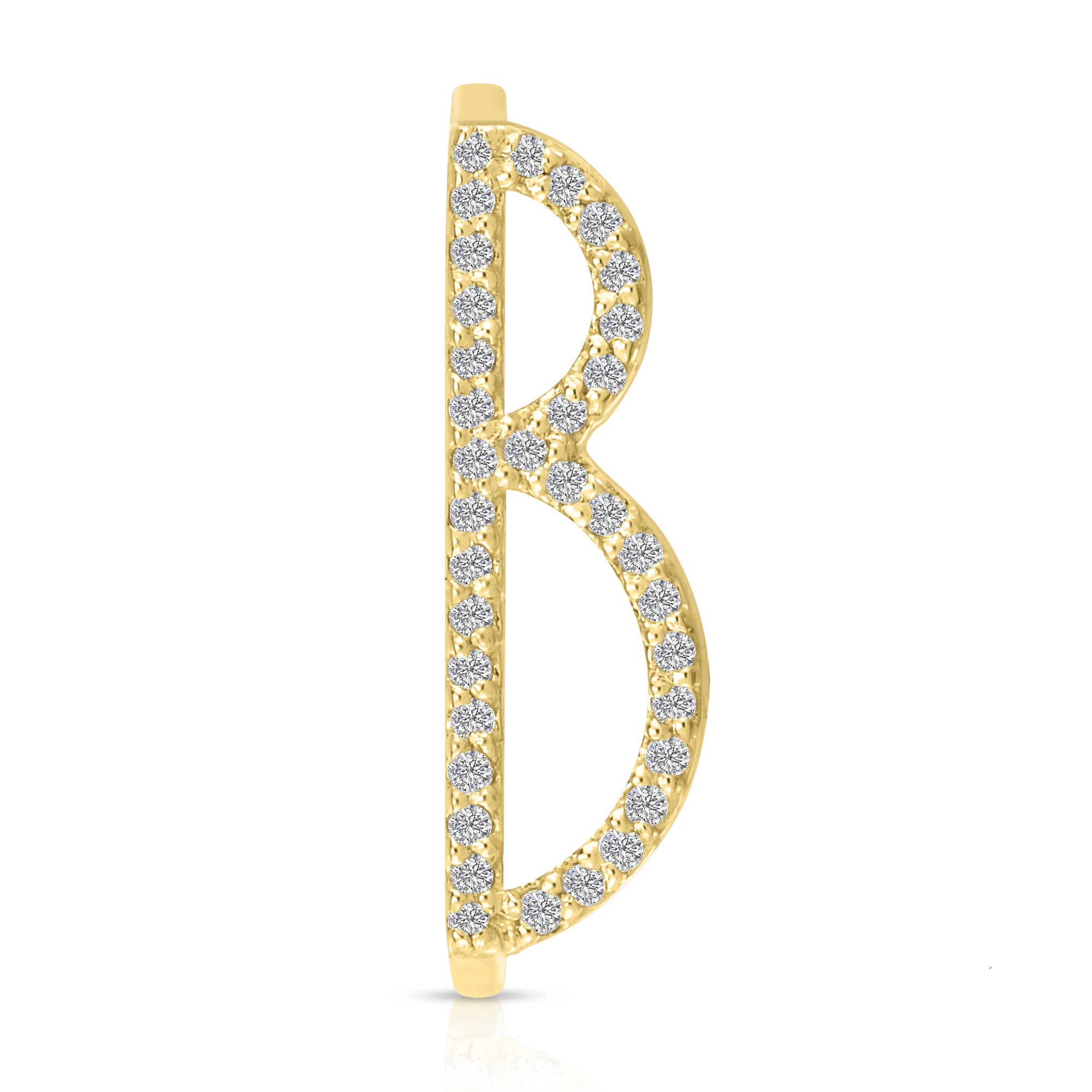 Pave Initial Statement Stack Ring