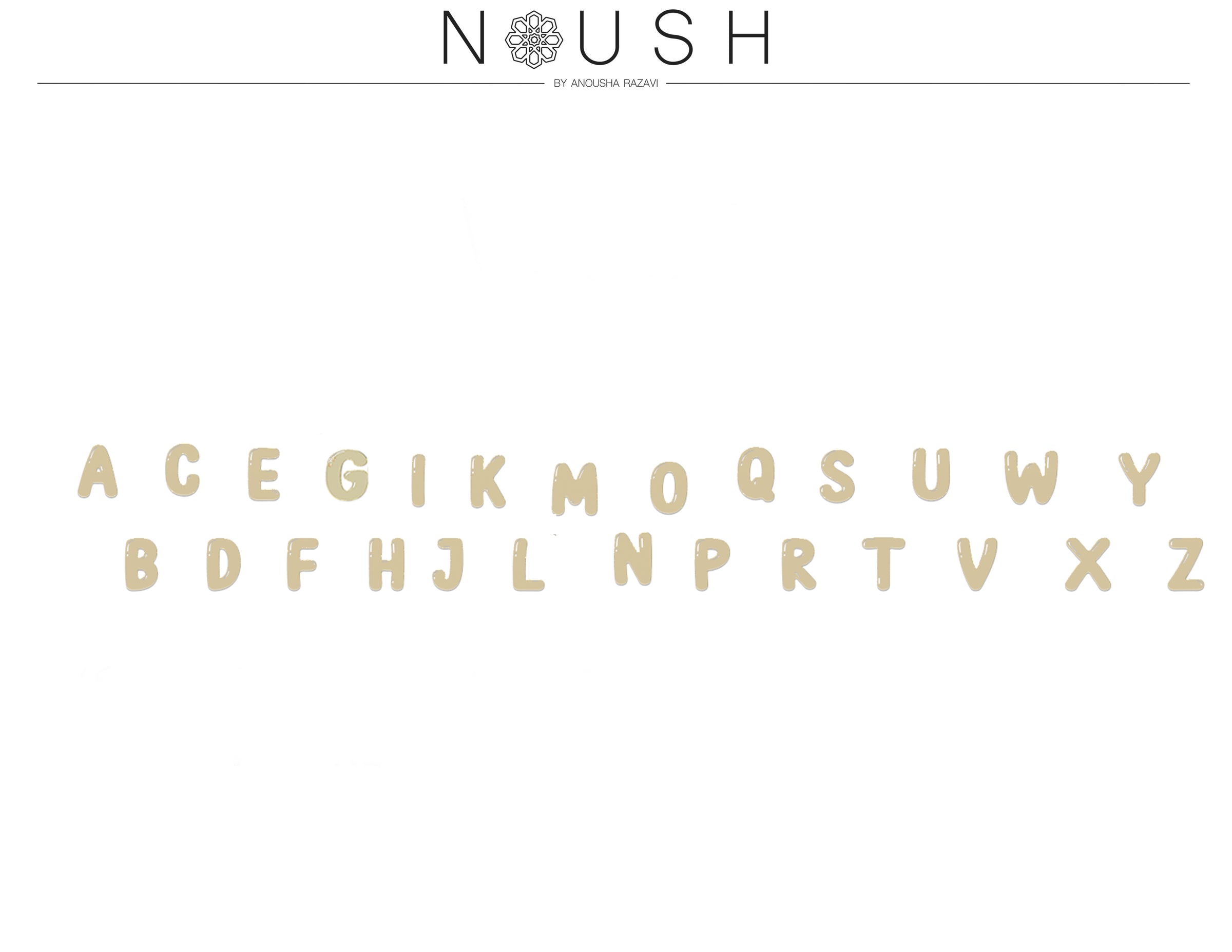 Petite Bubble Name Necklace