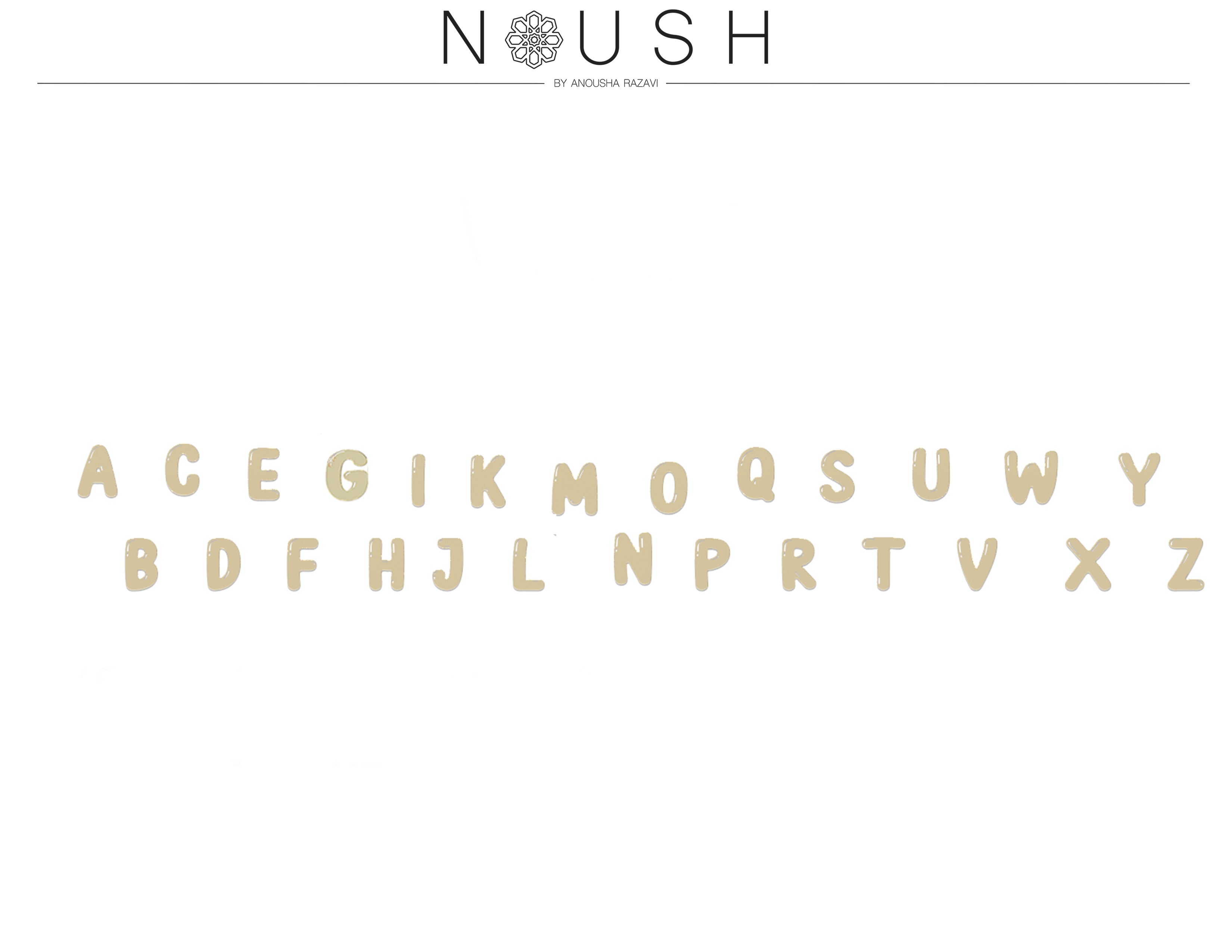 Petite Bubble Name Necklace