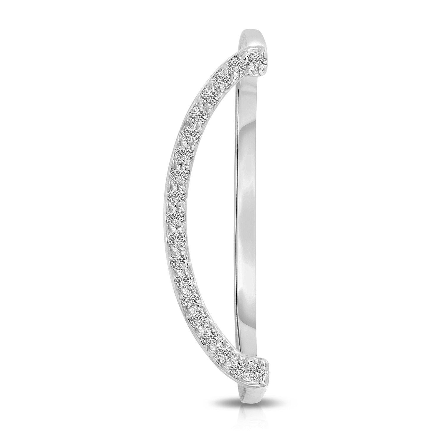 Pave Initial Statement Stack Ring