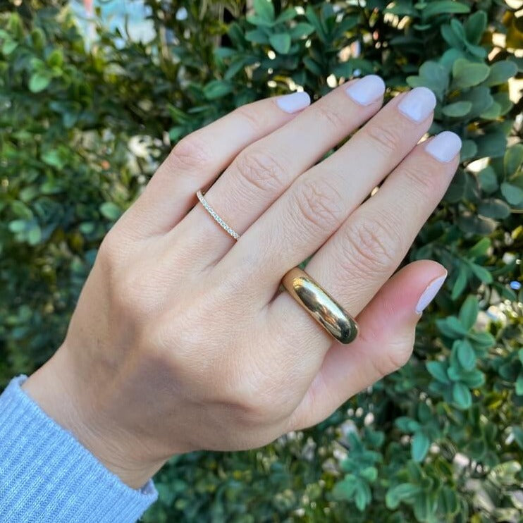 Madison Dome Gold Ring