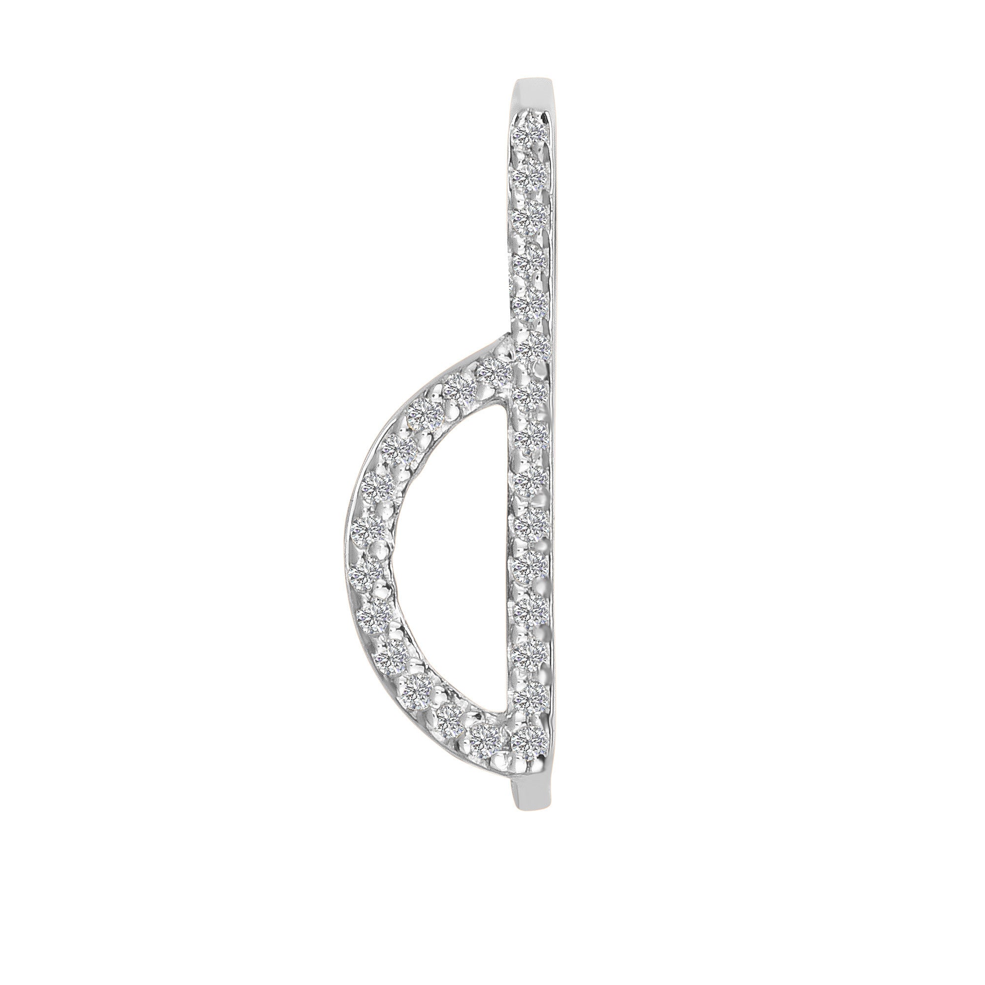 Pave Initial Statement Stack Ring