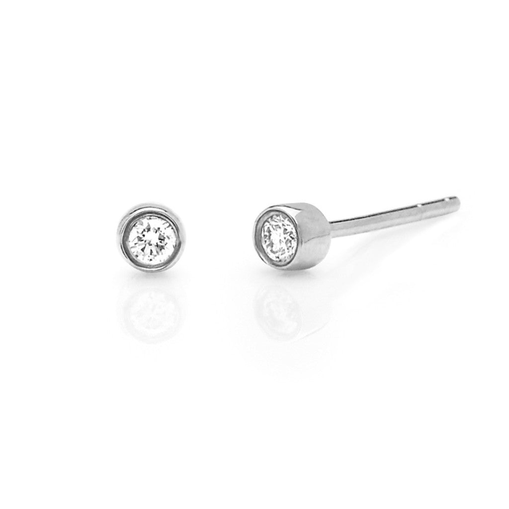 Diamond stainless steel earrings Clearance