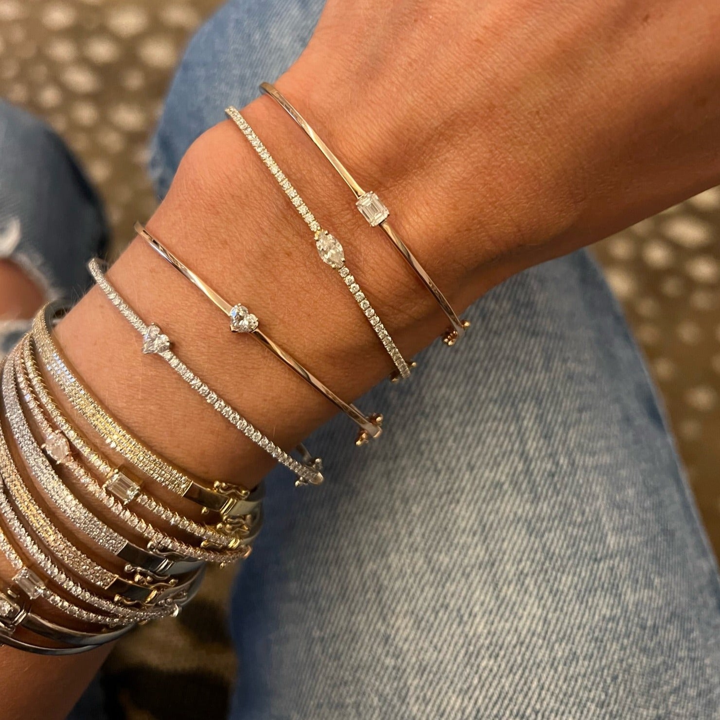 Gold Arielle Bangle