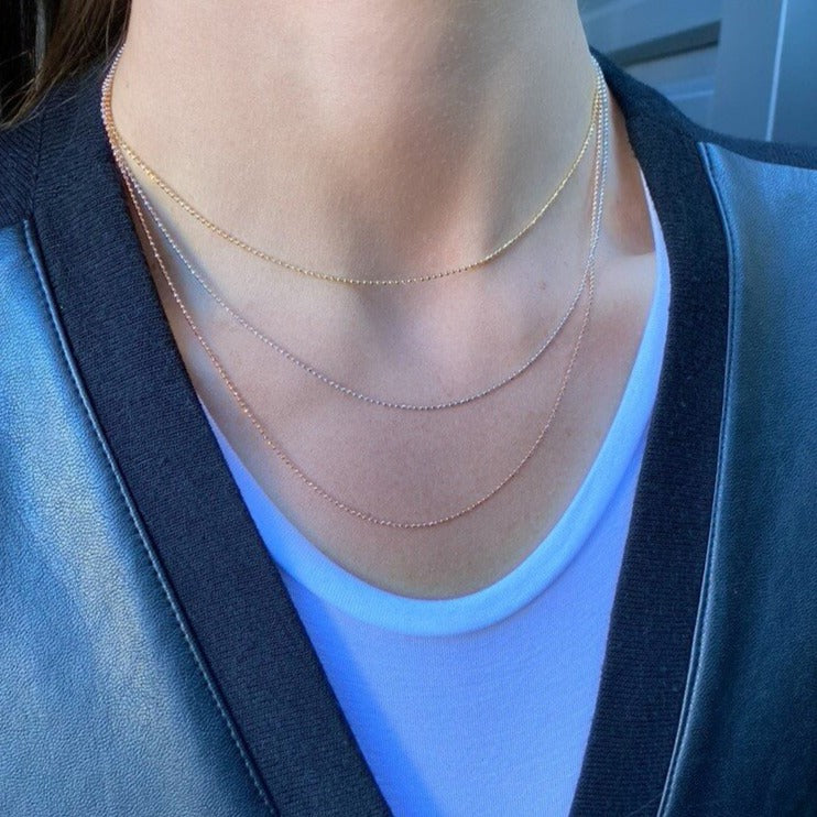 Cleo Small Gold Bead Chain