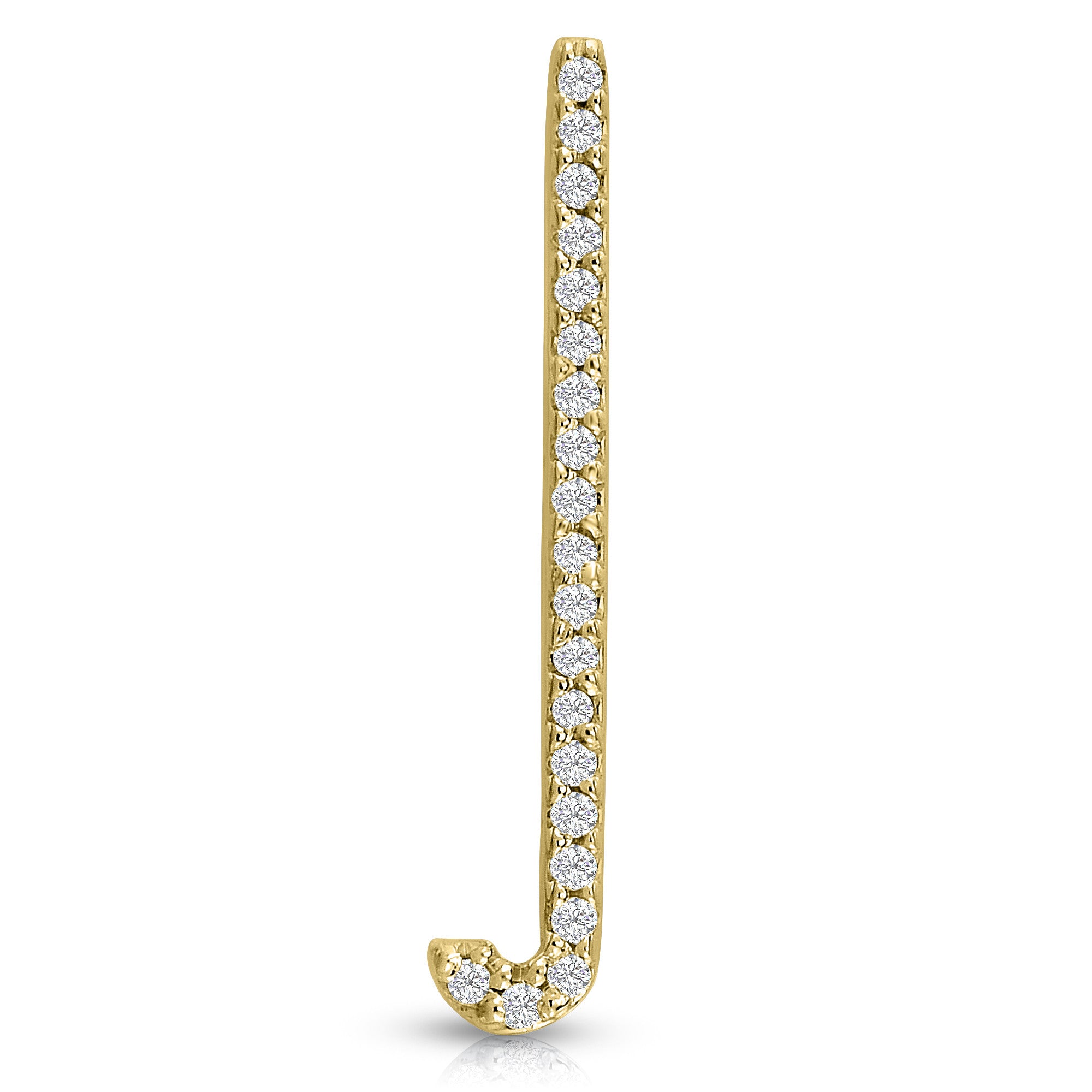 Pave Initial Statement Stack Ring