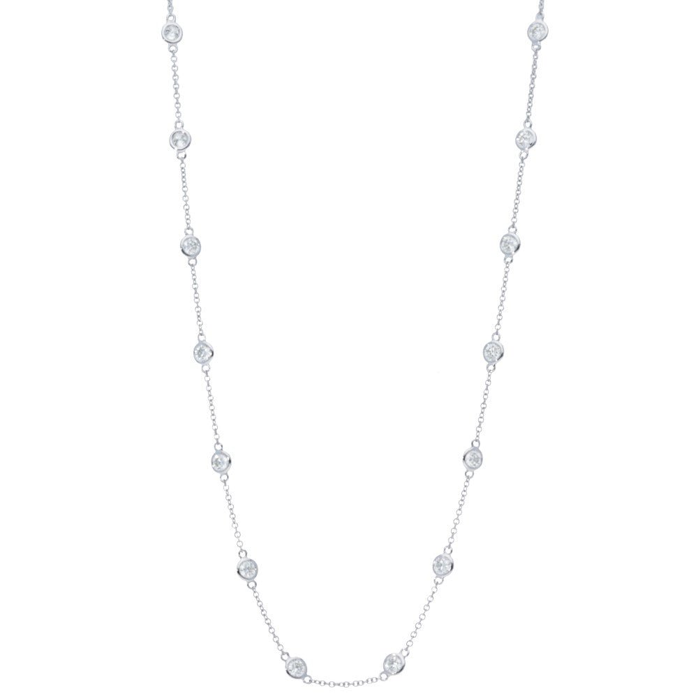 16 Stone Diamond Necklace