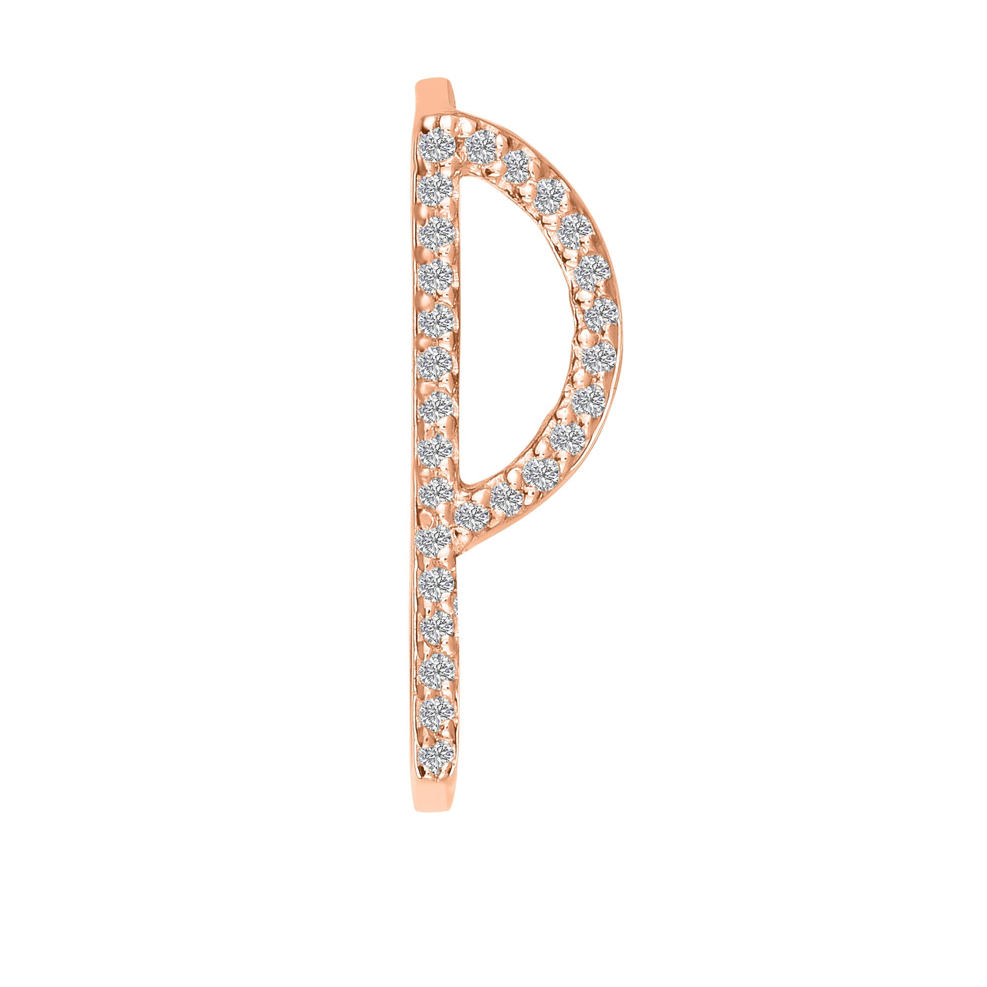 Pave Initial Statement Stack Ring