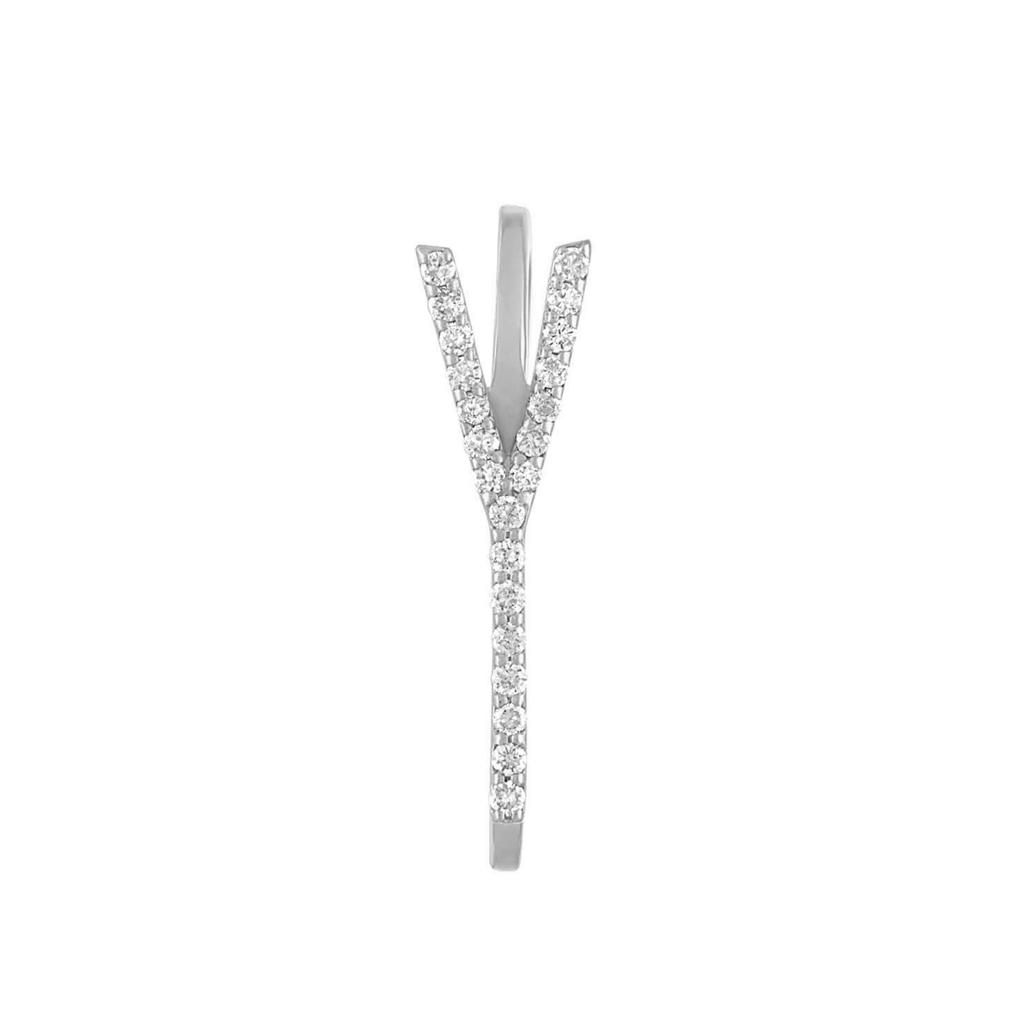 Pave Initial Statement Stack Ring