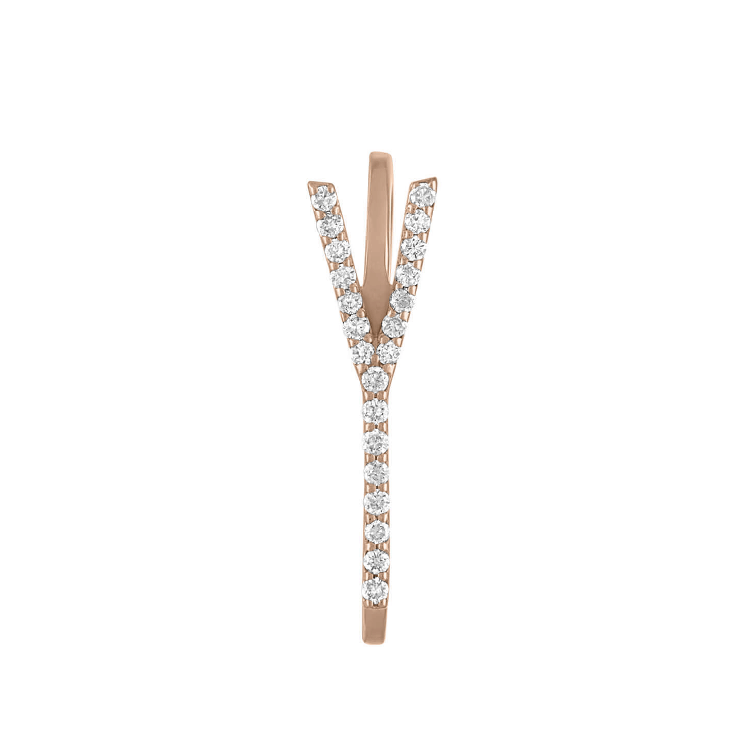 Pave Initial Statement Stack Ring