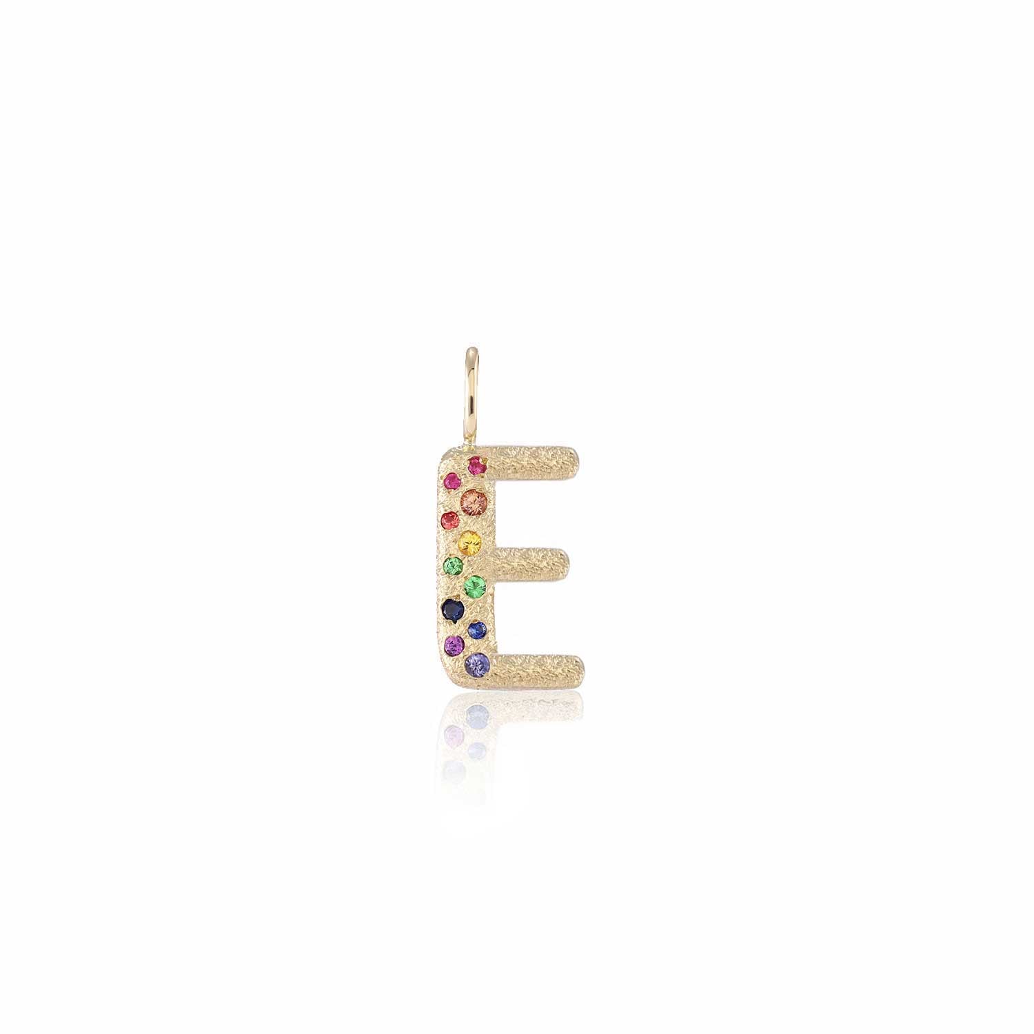 Puffy Letter Charm